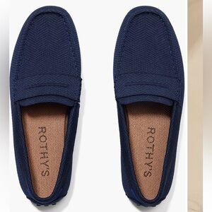 Rothy's Women’s Navy Blue Slip-Ons